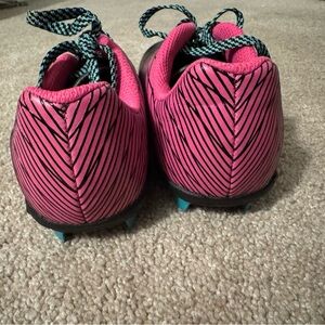 Kids Pink and Black DSG Cleats